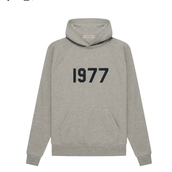 Essentials Fear of God 1977 Dark Oatmeal Hoodie XL - Picture 9 of 12